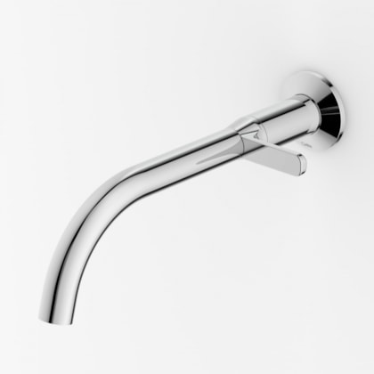 Torneira Para Lavatório De Parede Design Cromado Celite