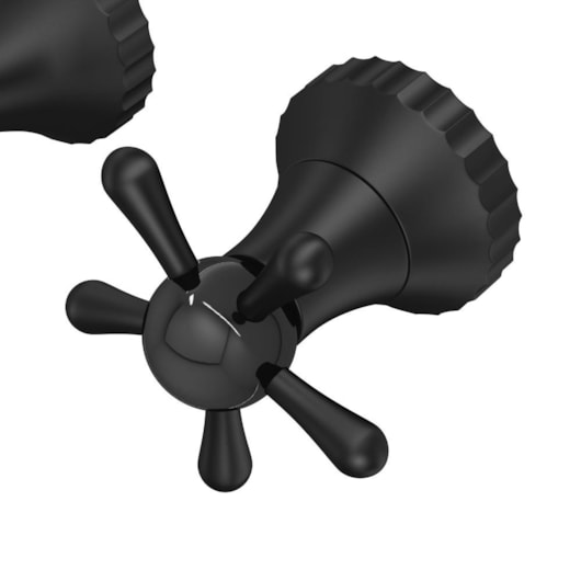Torneira Para Lavatório De Parede Perola Dn15/20 Black Matte Deca - Imagem principal - 9c1bc094-3c7b-4855-9b67-c70e13f4f5be