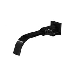 Torneira Para Lavatório De Parede Polo Black Noir Deca