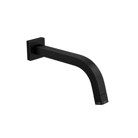 Torneira Para Lavatório De Parede Tube Black Matte Deca - Imagem principal - 5356b2e0-0f35-400f-a364-e613c82e601d