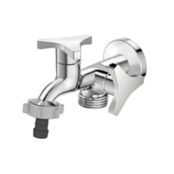Torneira Para Tanque Maquina Nova Gyro Cromado Fabrimar