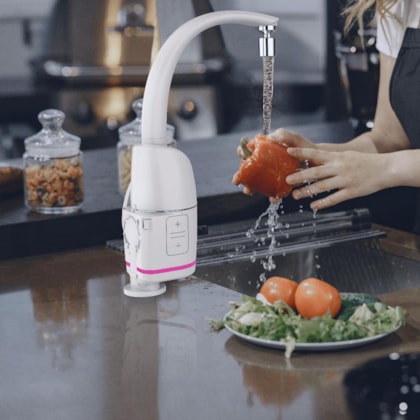 Torneira Prima Touch Eletrônica Branco Zagonel 5500w 220v