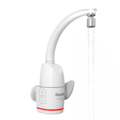Torneira Prima Touch Eletrônica Branco Zagonel 5500w 220v
