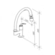 Torneira Saida Lateral De Mesa Para Cozinha Pratika  Cromado Fabrimar - 844579fa-d8b7-4267-ada7-784a3925c0a7