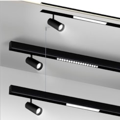 Trilho Magnético Sobrepor Attract Taschibra 1M