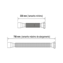 Tubo Ajustável 7/8,1.1/4,1.1/2 X Dn38 50 Celite