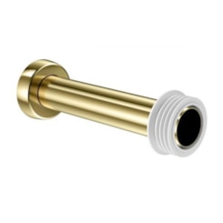 Tubo De Ligação Para Vaso Sanitário 25cm Ouro Polido Docol