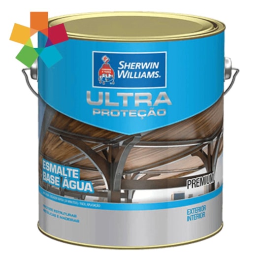 Ultra Proteção Esmalte Base Água Sherwin Williams 3,2L - Imagem principal - 75e983b3-38e7-4a51-8ec4-8d62fb1a9c0b