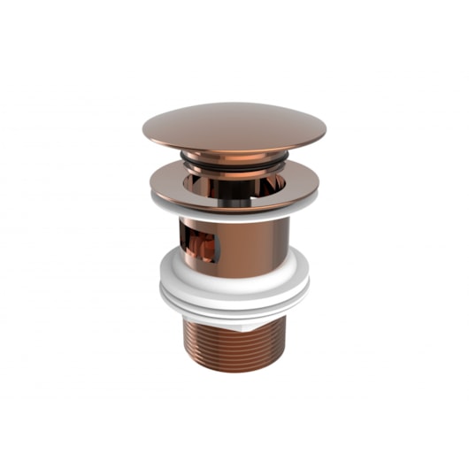 Válvula de Escoamento Com Ladrão 1.1/4 Novatic Rose Gold Roca - Imagem principal - 8097390e-cbab-4240-8527-1504b818857a