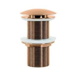 Válvula De Escoamento Para Ralo De Metal Ouro Escovado Lexxa