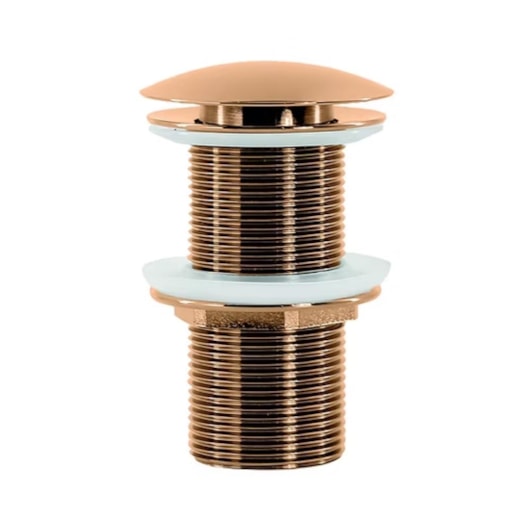 Válvula De Escoamento Para Ralo De Metal Ouro Escovado Lexxa - Imagem principal - 387e54d4-1366-4c59-9902-1294daf2bf49