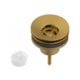 Válvula De Escoamento Universal Para Lavatório 7/8 Com Tampa Plástica Gold Matte Roca - 6636b1c3-37b6-4bc8-b5cc-9a7b6f6933bb