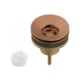 Válvula De Escoamento Universal Para Lavatório 7/8 Com Tampa Plástica Rose Gold Matte Roca - 4dd73f8c-6acb-4490-bb7b-b66b9e5dffa6
