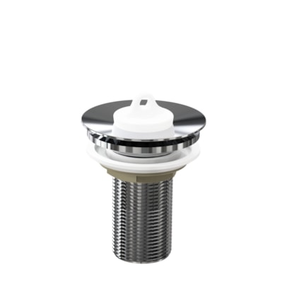 Válvula Para Lavatório Sem Ladrão Cromado Fani