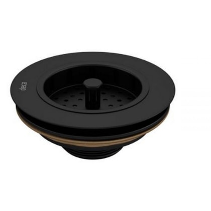 Válvula Para Pia De Cozinha 1622 Black Matte Deca