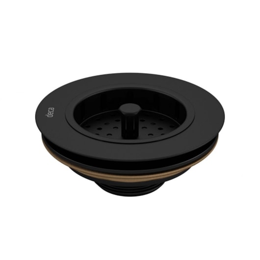 Válvula Para Pia De Cozinha 1622 Black Matte Deca - Imagem principal - a86d0adc-fefc-4074-81bf-8cb986129014