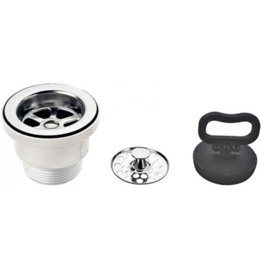 Válvula Para Pia E Cuba 3 Tramontina - Imagem principal - 8826e6a9-d87c-4fb0-a6d3-d7500d798c30