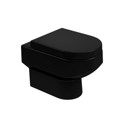 Vaso Sanitário Carrara P60 Ébano Deca