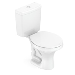 Vaso Sanitário Com Caixa Acoplada E Componentes De Instalação Zip Branco Incepa 3/6L