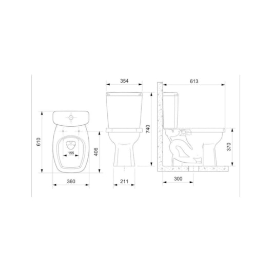 Vaso Sanitário Com Caixa Acoplada E Itens De Instalaçao Like Pergamon Celite - Imagem principal - 1496db60-af5d-4cb5-b4cb-e9635aa26ea4