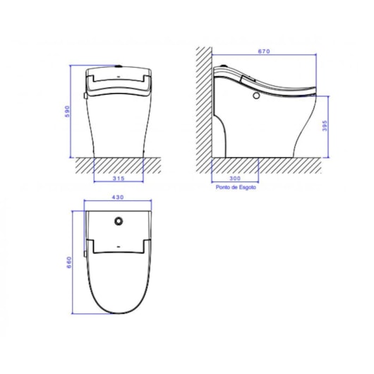 Vaso Sanitário Com Caixa Integrada Single Extreme Branco 220V Deca - Imagem principal - f6110f00-3b70-46a6-826c-bb5137c14be8