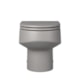 Vaso Sanitário Convencional Carrara Soft Antracite Deca - 83c82632-5c3c-420a-8b1a-a417fbbaff9c