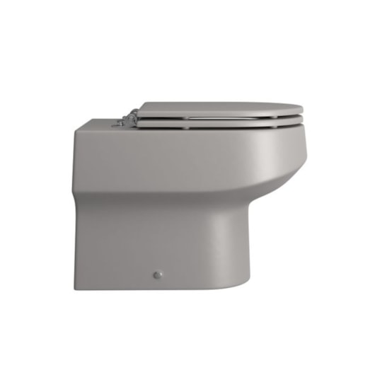 Vaso Sanitário Convencional Carrara Soft Antracite Deca - Imagem principal - e3c08d14-4eb0-4c31-8063-73ce00ea71ac
