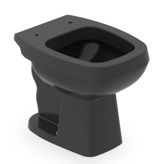 Vaso Sanitário Convencional City Plus Preto Celite - Imagem principal - 2970e409-c9a3-42d1-8f7c-8b1134ccc980