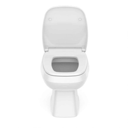 Vaso Sanitário Convencional Com Acessórios De Instalaçao City Branco Celite