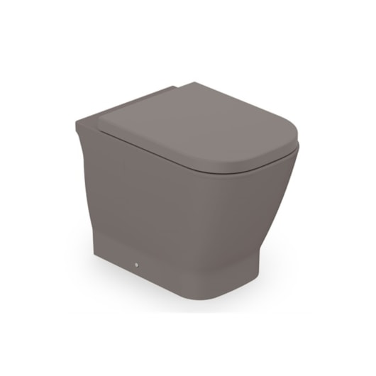 Vaso Sanitário  Convencional Com Itens de Instalação E Assento Termofixo Gap Café Roca  - Imagem principal - 17fdccff-5c29-4af6-abb4-858afb42bd27