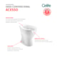 Vaso Sanitário Convencional De Acessibilidade Acesso Com Abertura Frontal Acesso Branco Celite - 3b3dfb2b-d338-4ed0-9b2b-b273e25c7573