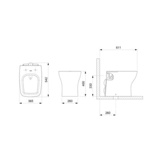 Vaso Sanitário Convencional E Itens De Instalaçao Assento Termofixo Boss Branco Incepa - Imagem principal - 653a04b1-6aec-4a76-975f-a02a8bbf4ce1