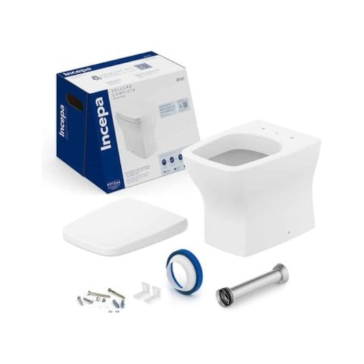 Vaso Sanitário Convencional E Itens De Instalaçao Assento Termofixo Boss Branco Incepa - Imagem principal - 2e2f4a3e-44d2-439f-953f-8943555114e1