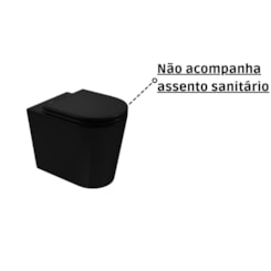 Vaso Sanitário Convencional Lk P.23.95 Ébano Deca