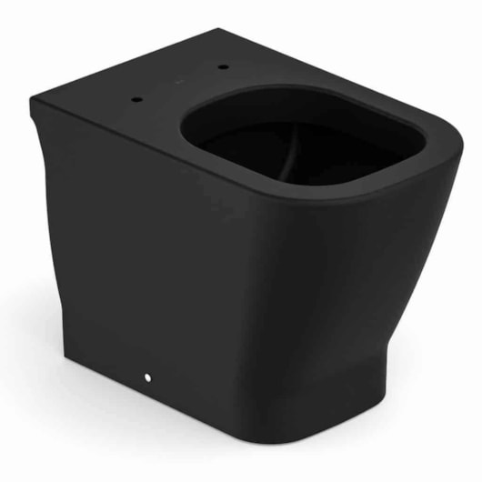 Vaso Sanitário Convencional Sifonica Gap Mate Black Roca - Imagem principal - cd117a34-000a-4c35-a644-7461b088ee5d