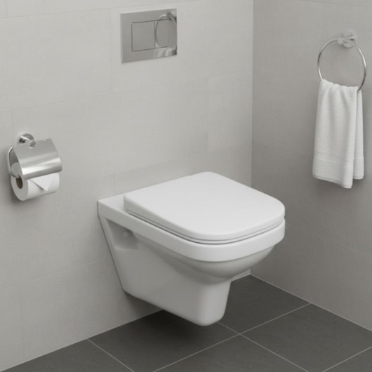 Vaso Sanitário Convencional Suspenso Quadra P.213.17 Branco Deca - Imagem principal - d17b868a-46c9-4bdb-ba2b-eeda6f668b66