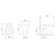 Vaso Sanitário De Acessibilidade Para Caixa Acoplada Com Abertura Frontal Acesso In Branco Incepa - 8dffd9fb-0d9f-460d-8d45-718664a33a0d