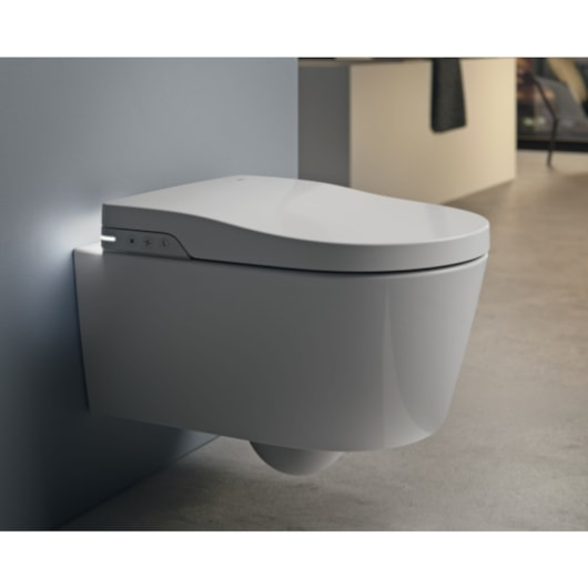 Vaso Sanitário Eletrônico Smart Toilet In-Wash Suspenso Inspira Round Rimless Branco 220v Roca - Imagem principal - 601f844f-6d27-45bd-9466-3e1690013d03