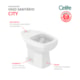 Vaso Sanitário Para Caixa Acoplada City 3/6 Litros Branco Celite - 9f6a347a-841e-421d-b920-86e6701a2a0a