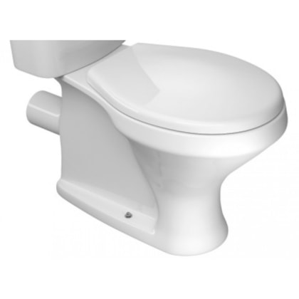 Vaso Sanitário Para Caixa Acoplada Com Saída Horizontal Ravena P900 Branco Deca