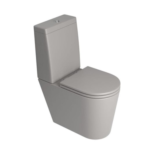 Vaso Sanitário Para Caixa Acoplada LK Cinza Antracite Deca - Imagem principal - e9915f4f-61e8-4bff-b1cc-0c08e5a95dd6