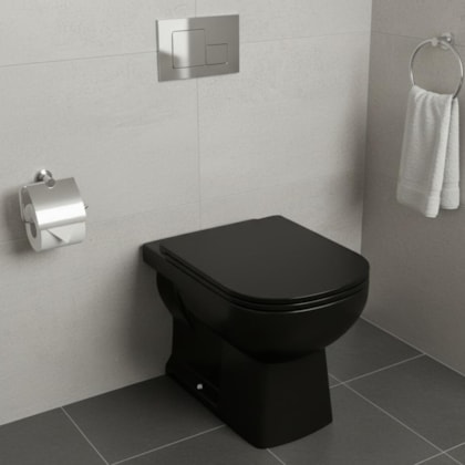Vaso Sanitário Para Caixa Acoplada Quadra Ébano Deca