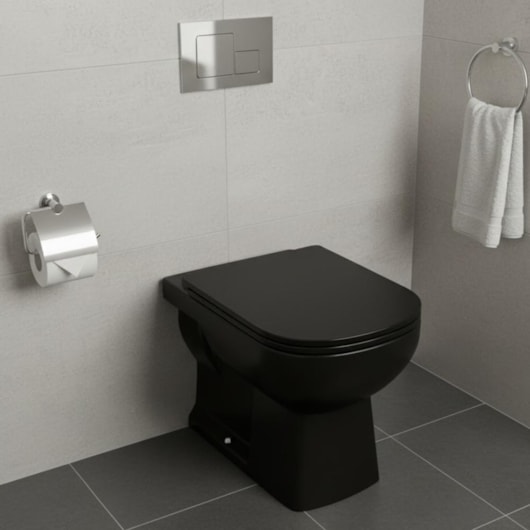 Vaso Sanitário Para Caixa Acoplada Quadra Ébano Deca - Imagem principal - 5df744bc-07e0-4e7b-a843-c4bb653bd33c