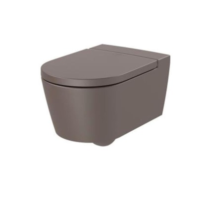 Vaso Sanitário  Suspenso Rimless Inspira Round Café Roca