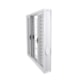 Veneziana 6 Folhas Vidro Liso Com Grade Quadriculada Branco MGM - 894e2891-f94d-4d63-a03b-c1a1769b77d4