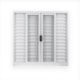 Veneziana 6 Folhas Vidro Liso Com Grade Quadriculada Branco MGM - 73aa4ebd-ec4b-439c-849e-6336ce494d9f