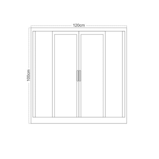 Veneziana 6 Folhas Vidro Liso Soft Plus Branco Mgm - Imagem principal - 0bc6618b-816e-4d2f-8c17-d67ed62e58d9