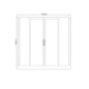 Veneziana 6 Folhas Vidro Liso Soft Plus Branco Mgm - 1cd8b077-7296-4778-8135-70f6978213b4