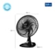 Ventilador Super Power VSP Preto E Prata Mondial 40cm 127V 140W - 93e53287-37a5-4a79-8ff8-4a5e6268b6a0