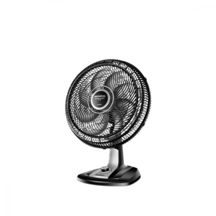 Ventilador Super Turbo 8 Pás Preto E Prata Mondial 40cm 127V 140W